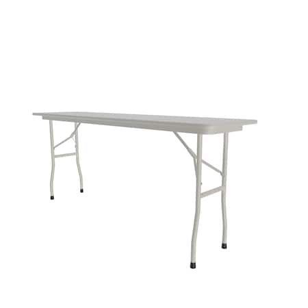 Correll CF Melamine Folding Tables 18x60 Gray Granite CF1860M-15